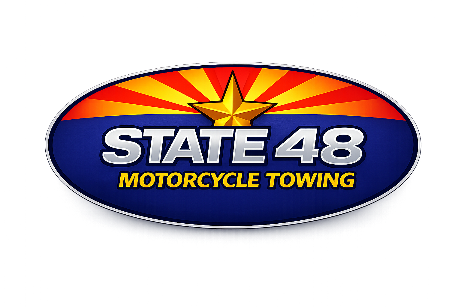 State 48 Motorcycle Towing logo
